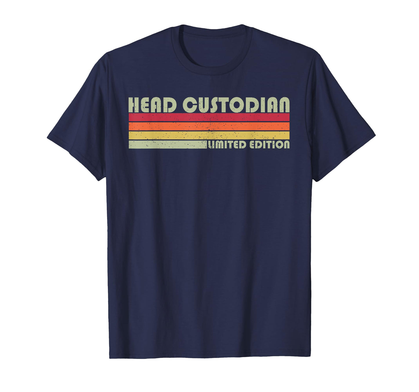 Head Custodian Vintage School Custodian Limited Edition T-Shirt
