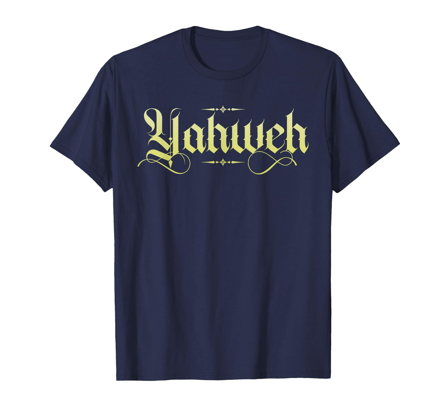 LezBCoffee Yahweh Christian Women's Unisex-Kids Black Cotton Polyester Modern Lace Embellishment Crew Neck Short Sleeve T-Shirt