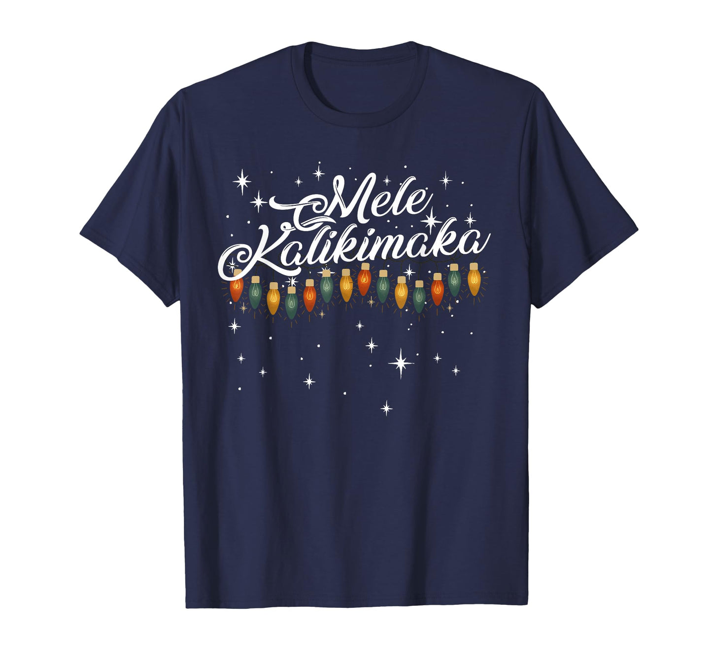 Retro Mele Kalikimaka Hawaiian Family Christmas Party T-Shirt