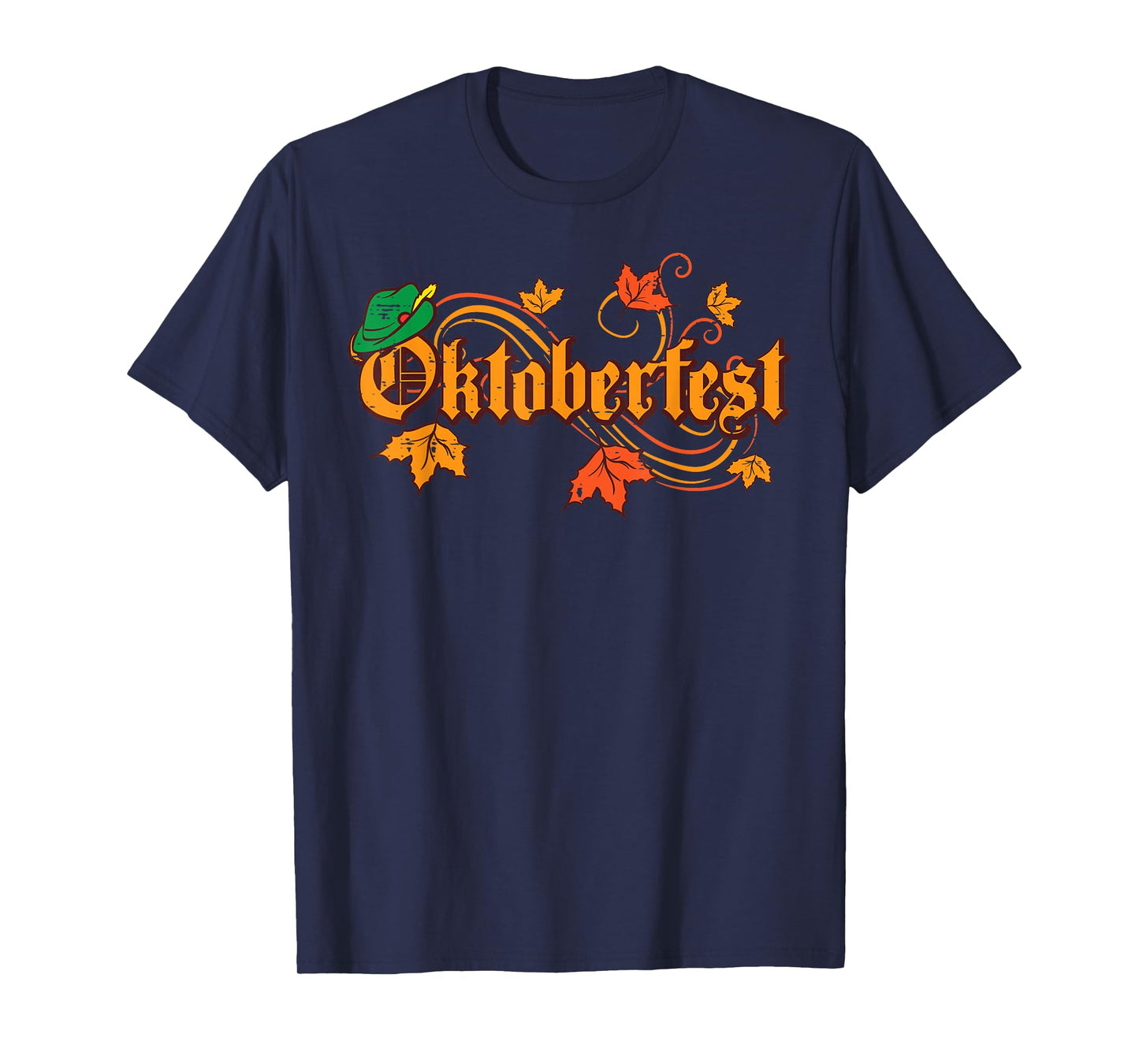 Oktoberfest Maple Leaves Vintage Fall Autumn Men Women Kids T-Shirt