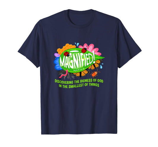 Vbs 2025 Magnified Smallest Insects Adventure Vbs Camping T-Shirt