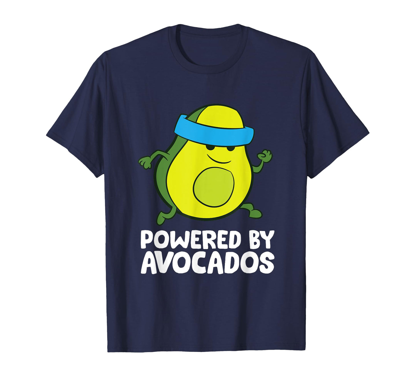Avocado Marathon Running Avocado Powered By Avocados T-Shirt