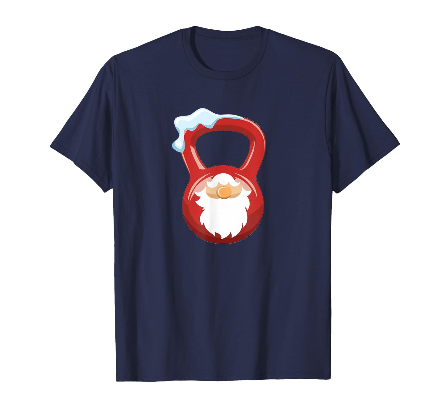 Christmas Gym Workout Gnome Kettlebell Xmas For Gym Lover T-Shirt