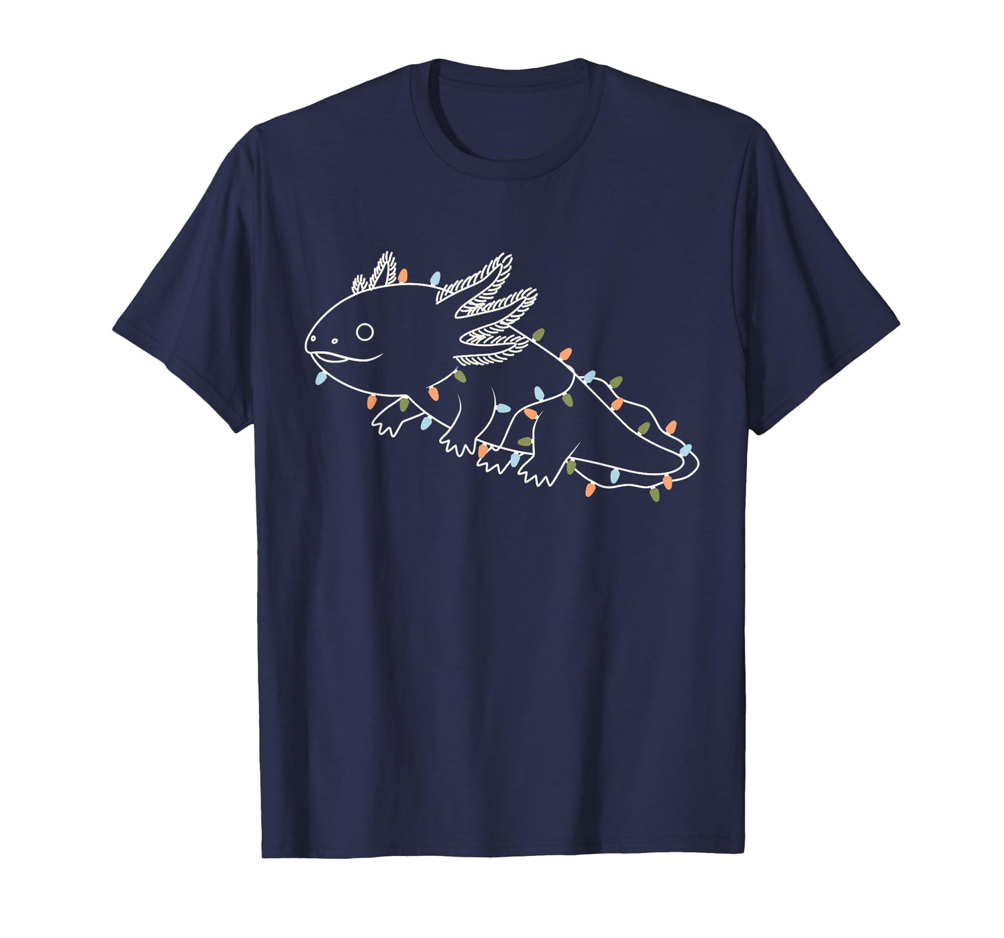 Axolotl Tree Merry Christmas Funny Ugly Christmas T-Shirt