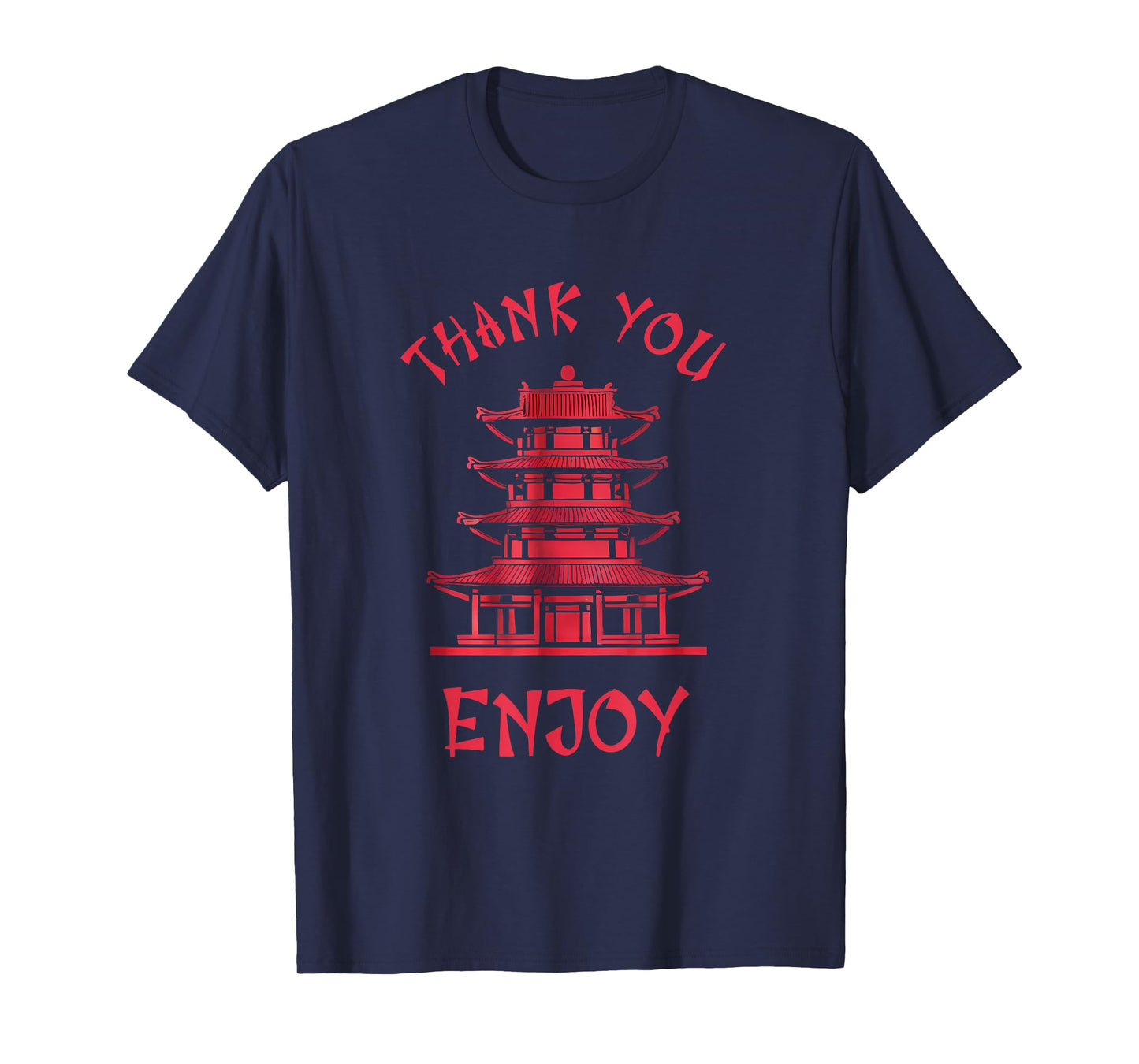 Chinese Takeout Box Costume Thank You Enjoy Asian Vintage T-Shirt