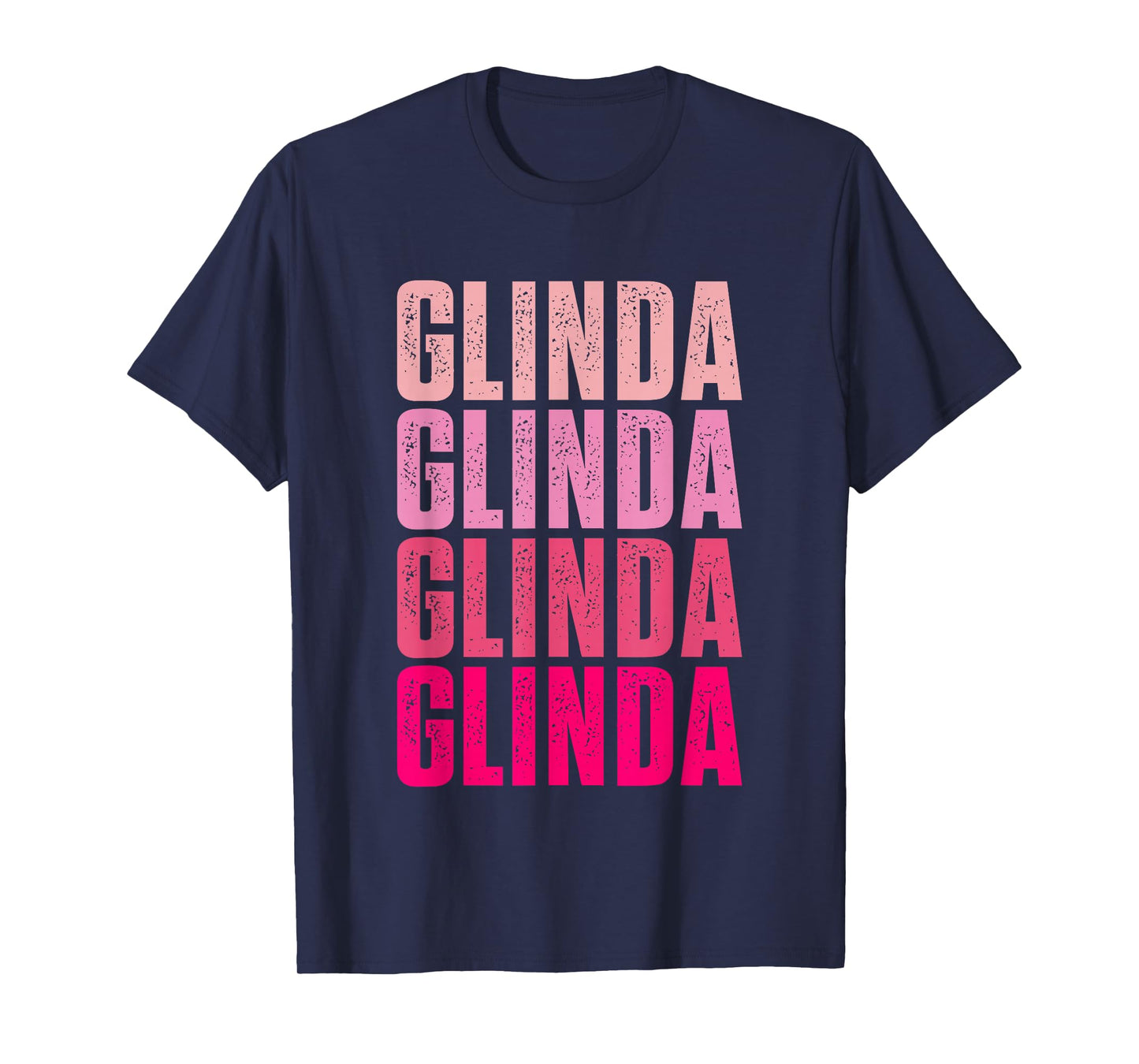 Glinda First Name Apparel Retro Glinda First Name Vintage T-Shirt - Unisex-Adults, Black, Small, Short Sleeve, T-Shirt