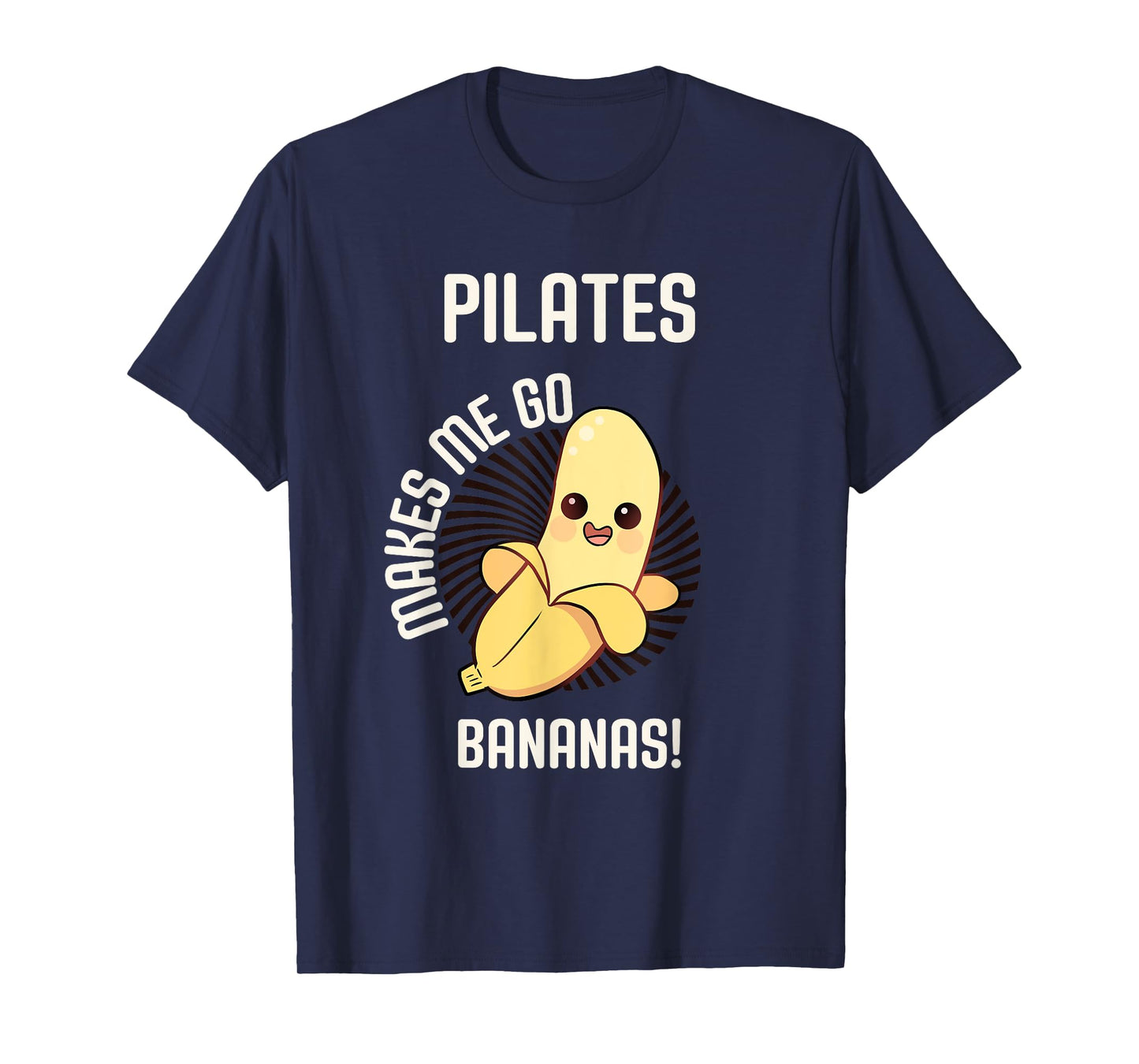 Pilates Banana Fitness Workout Fun Exercise Movement T-Shirt