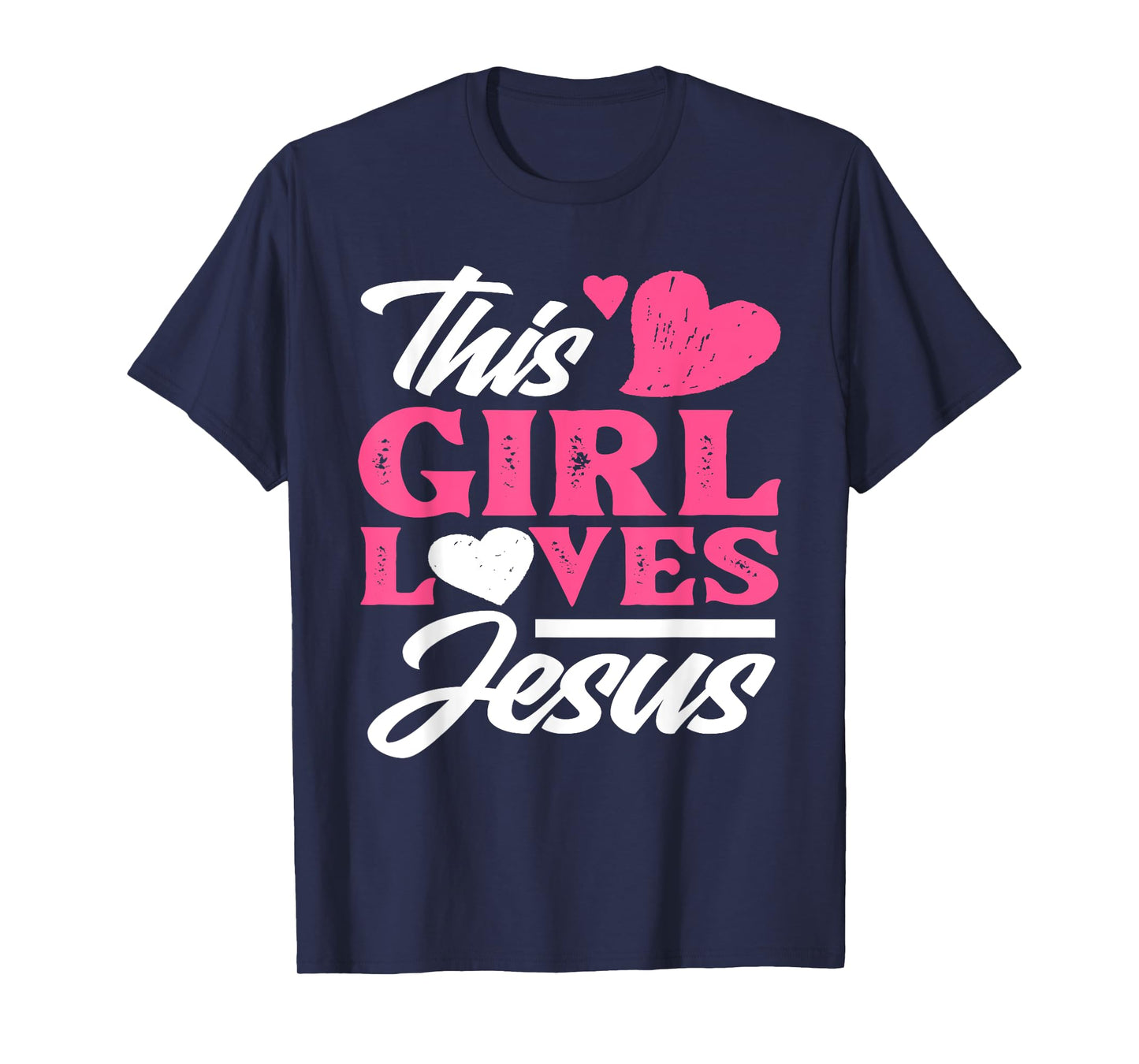 This Girl Loves Jesus - Cute Christian Girl Gift T-Shirt