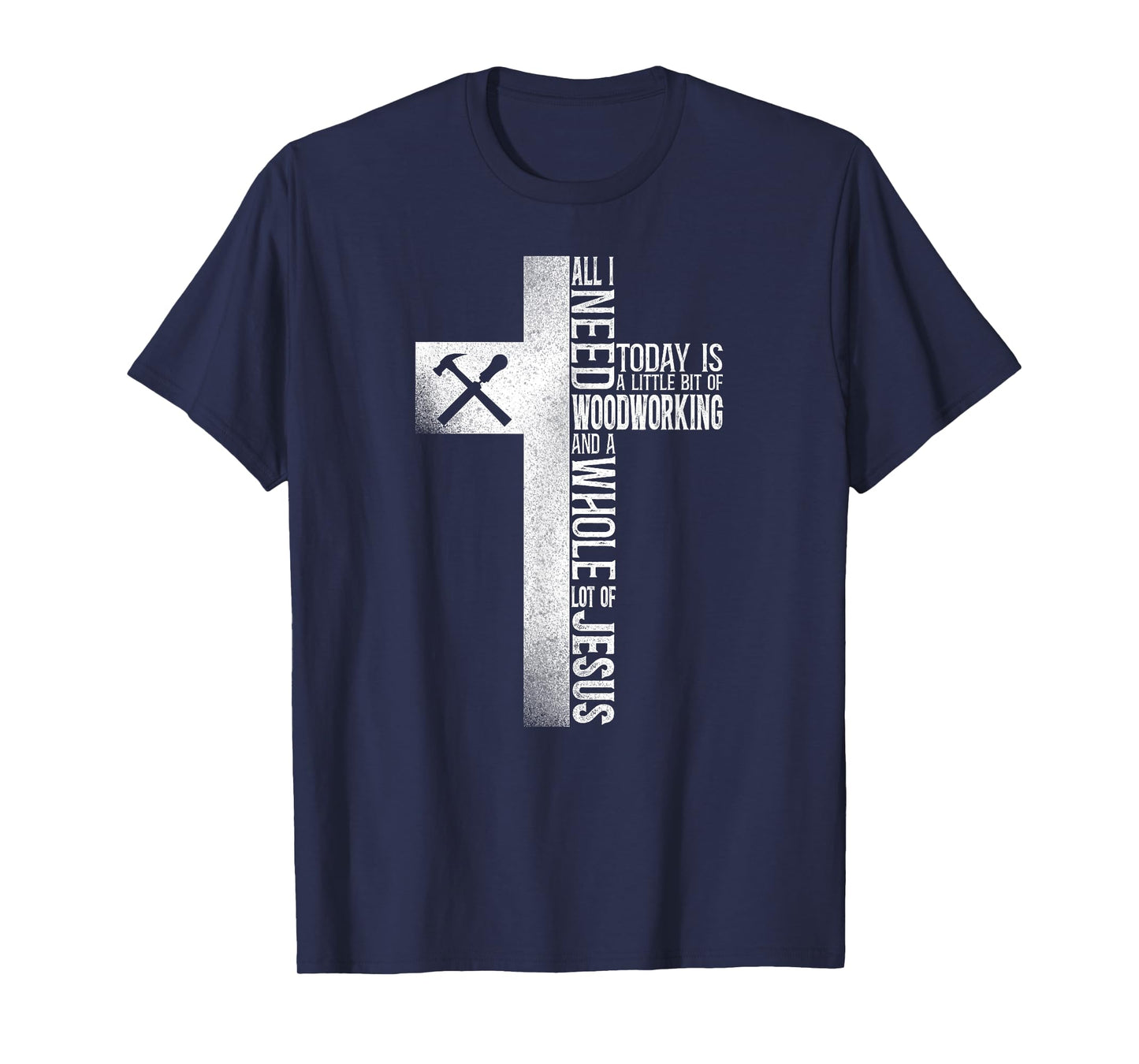 Woodworker Carpenter Tools Vintage Faith Jesus T-Shirt