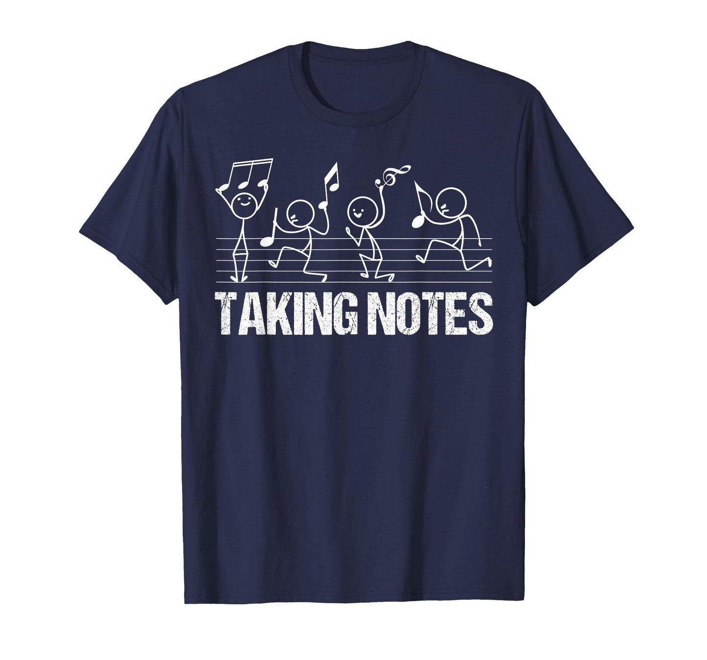 retro Vintage Musical Taking Notes Teachers Funny Music Love T-Shirt