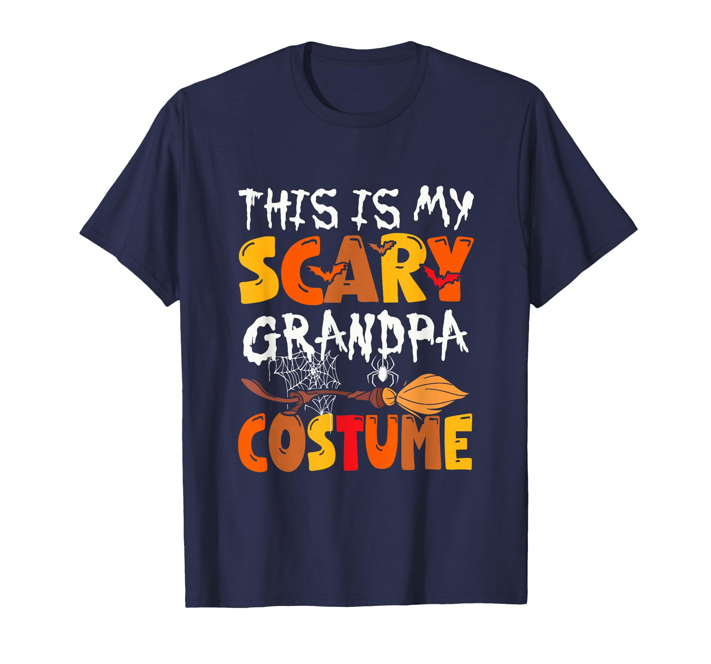 My Scary Grandpa Costume Halloween Family Funny Parties T-Shirt