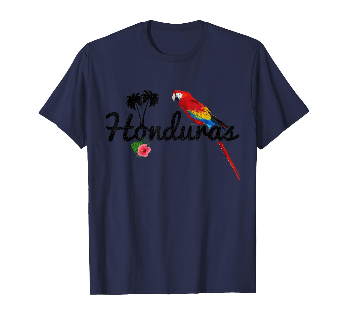 Honduras Parrot Macaw Vintage Pride Honduran Souvenir T-Shirt