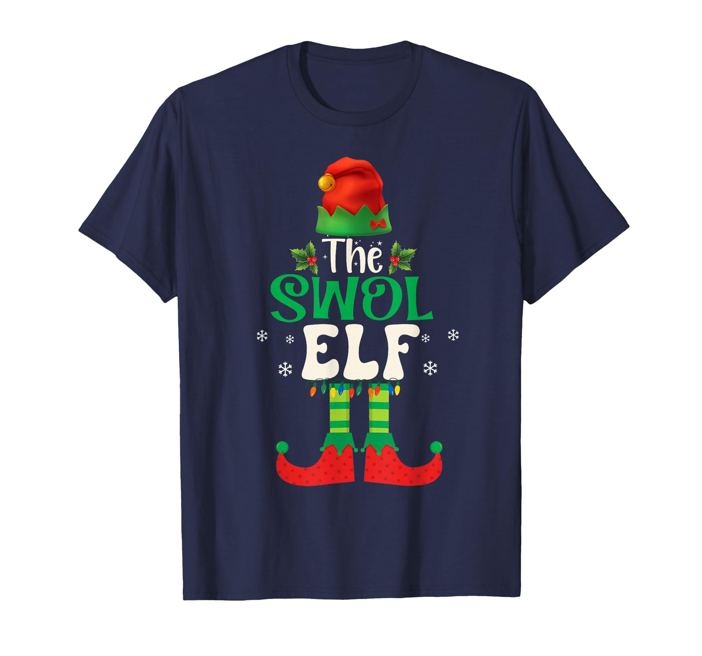 Funny The Swol Elf Group Matching Family Christmas 2025 T-Shirt