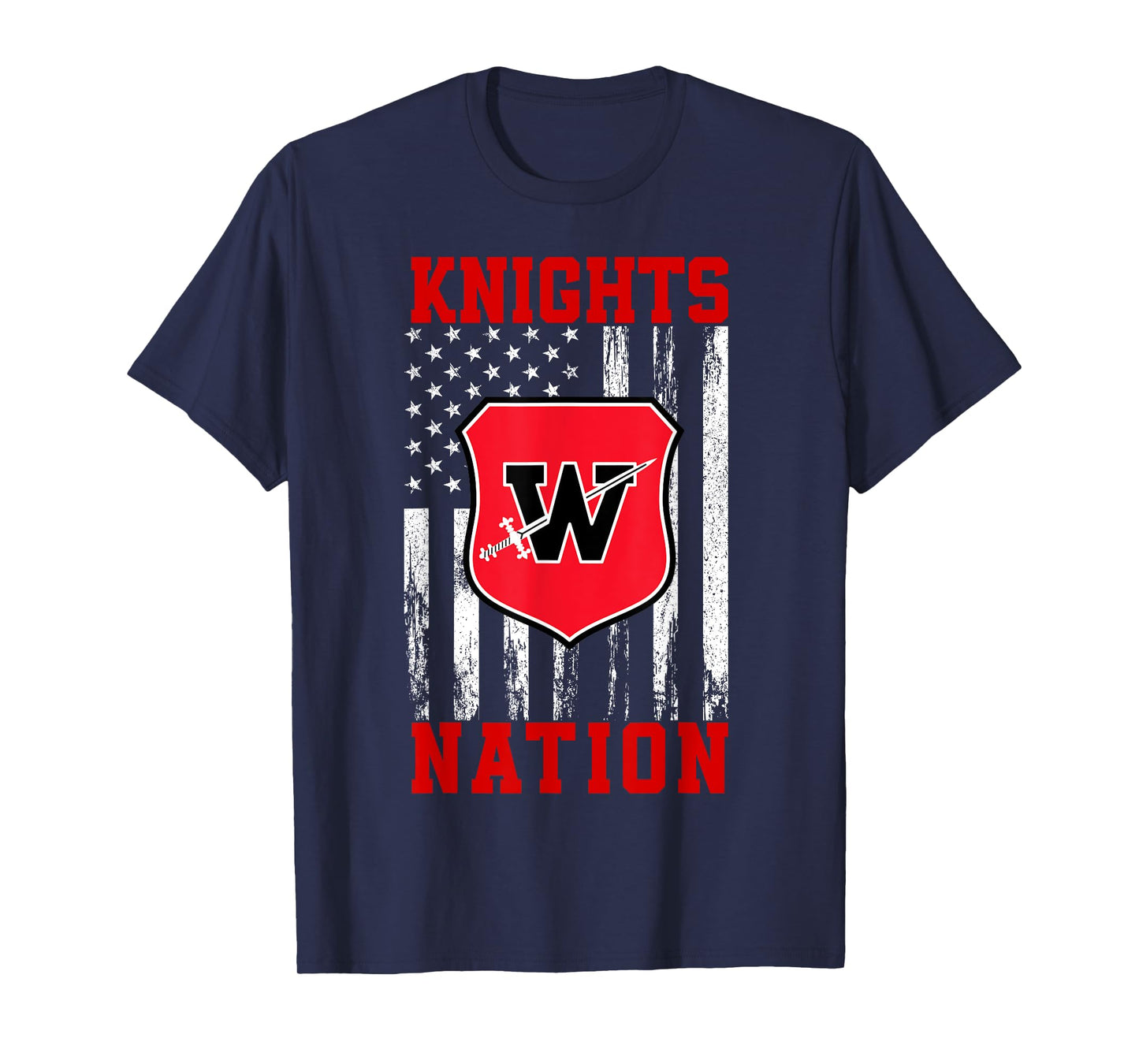West Lauderdale Knights Logo Nation HS T-Shirt