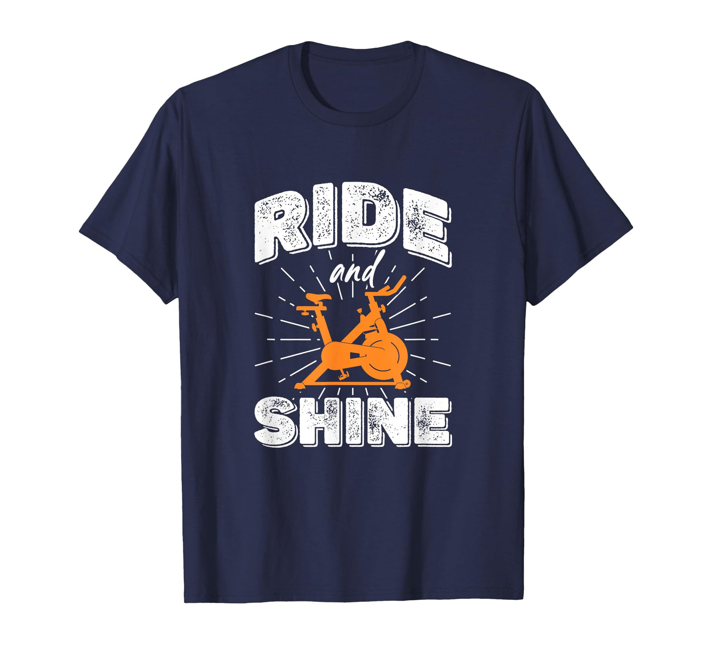 Ride And Shine Spin Class Spinning Bike Indoor Cycling T-Shirt