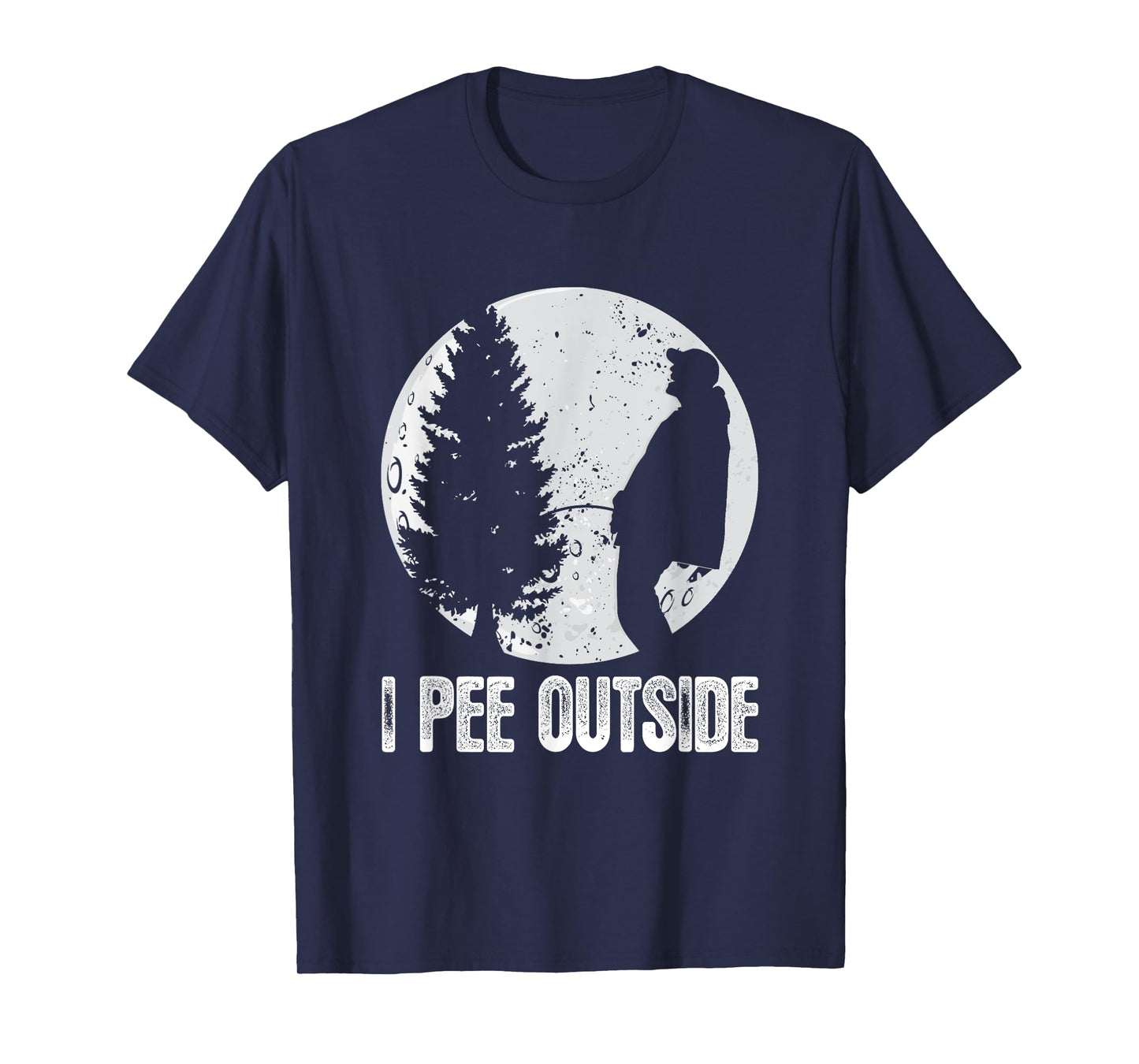 Funny Camping Shirts For Men I Pee Outside Inappropriate T-Shirt