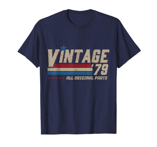 Vintage 1979 All Original Parts Birthday Men T-Shirt