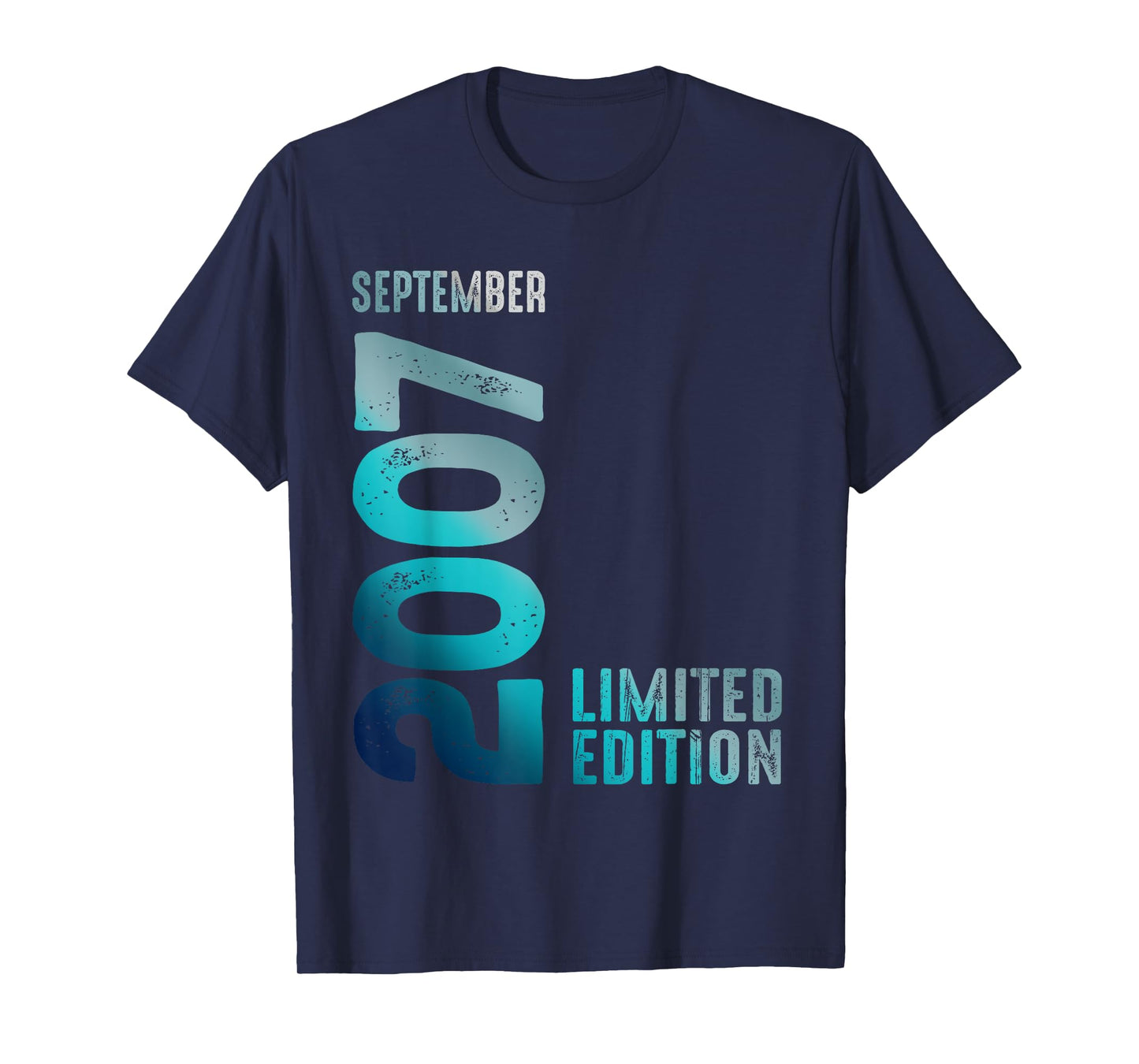 September 2007 Year 2007 Birthday Limited Edition T-Shirt