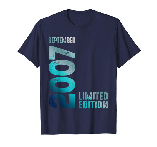 September 2007 Year 2007 Birthday Limited Edition T-Shirt
