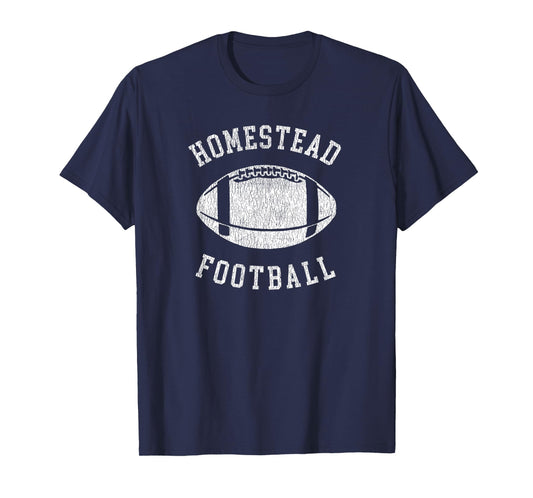 Homestead Football Distressed Vintage 80's Throwback Classic T-Shirt