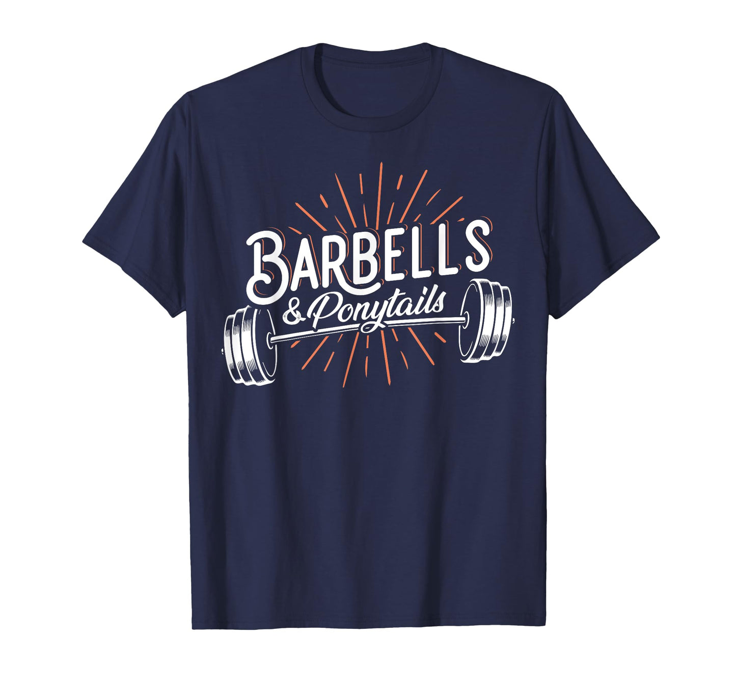 Barbells And Ponytails - Pump Covers Motivational Fitness T-Shirt