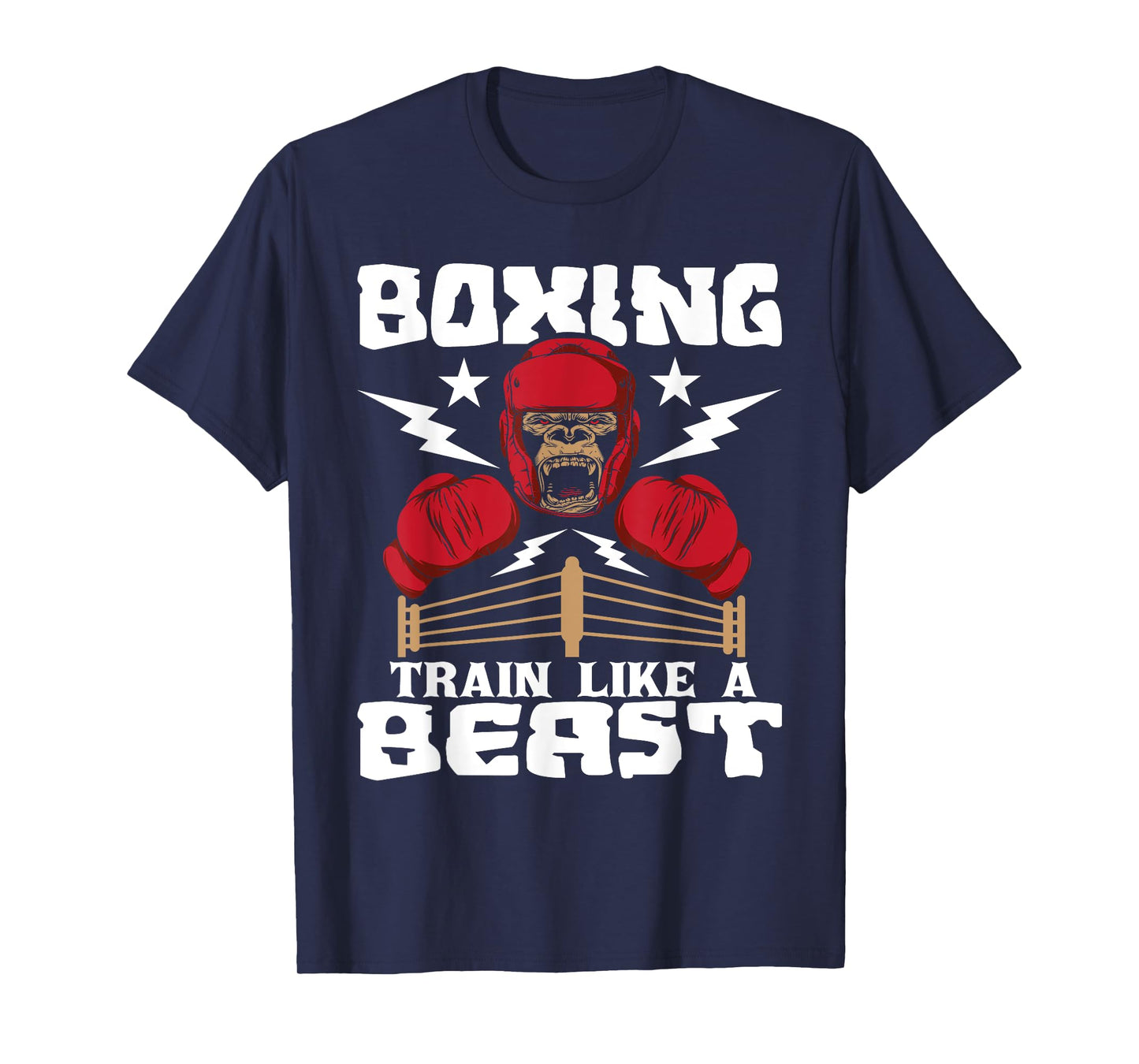 Boxing Train Like A Beast - Kickboxing Kickboxer Gym Boxer T-Shirt