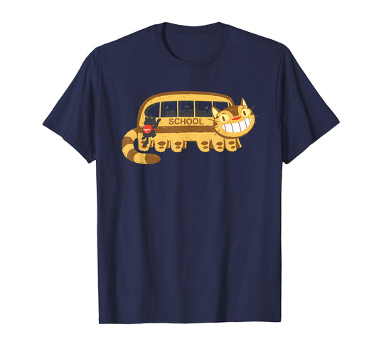Cats In A Catbus Headed To School Schoolcatbus T-Shirt