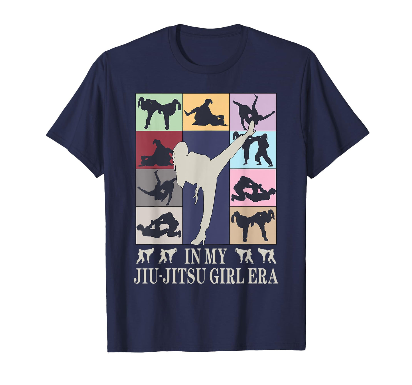 In My Jiu Jitsu Girl Era Groovy Jiu Jitsu Girls T-Shirt