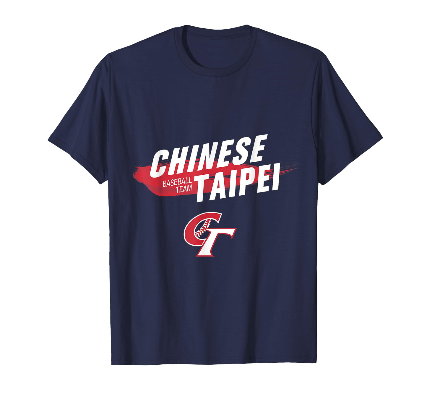 Chinese Taipei Baseball I Love Taiwan Fans T-Shirt