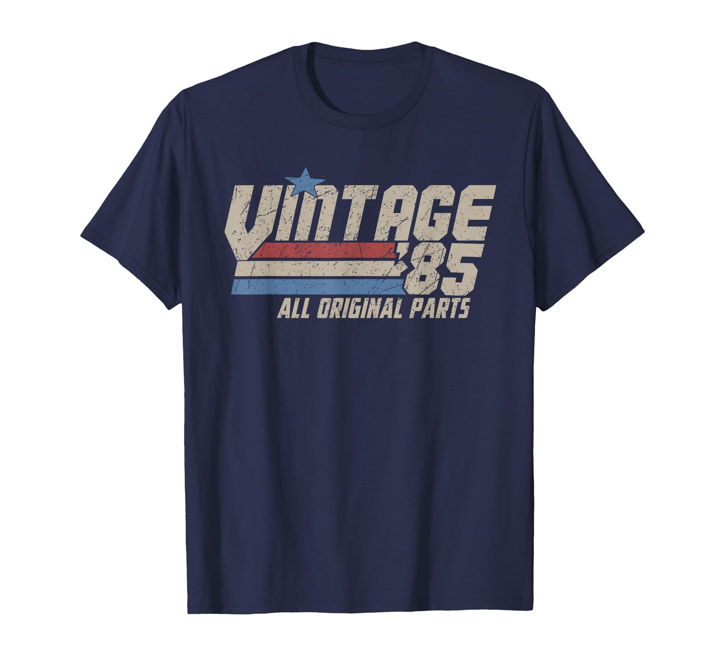 Vintage 1985 All Original Parts, Retro 40 Years Old Gifts T-Shirt