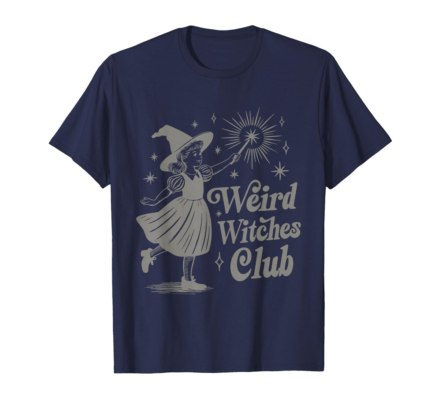 Weird Witches Club Vintage Art T-Shirt