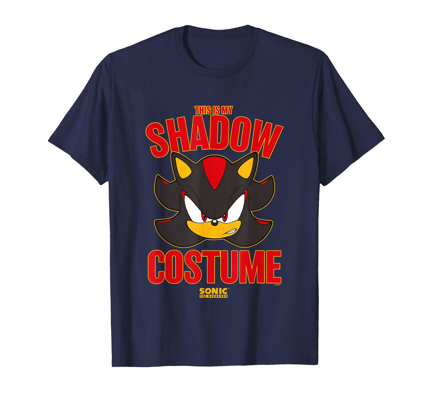 Sonic The Hedgehog Halloween This Is My Shadow Costume T-Shirt