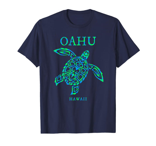 Oahu Hawaii Sea Turtle Souvenir Boys Girls Mens Womens T-Shirt