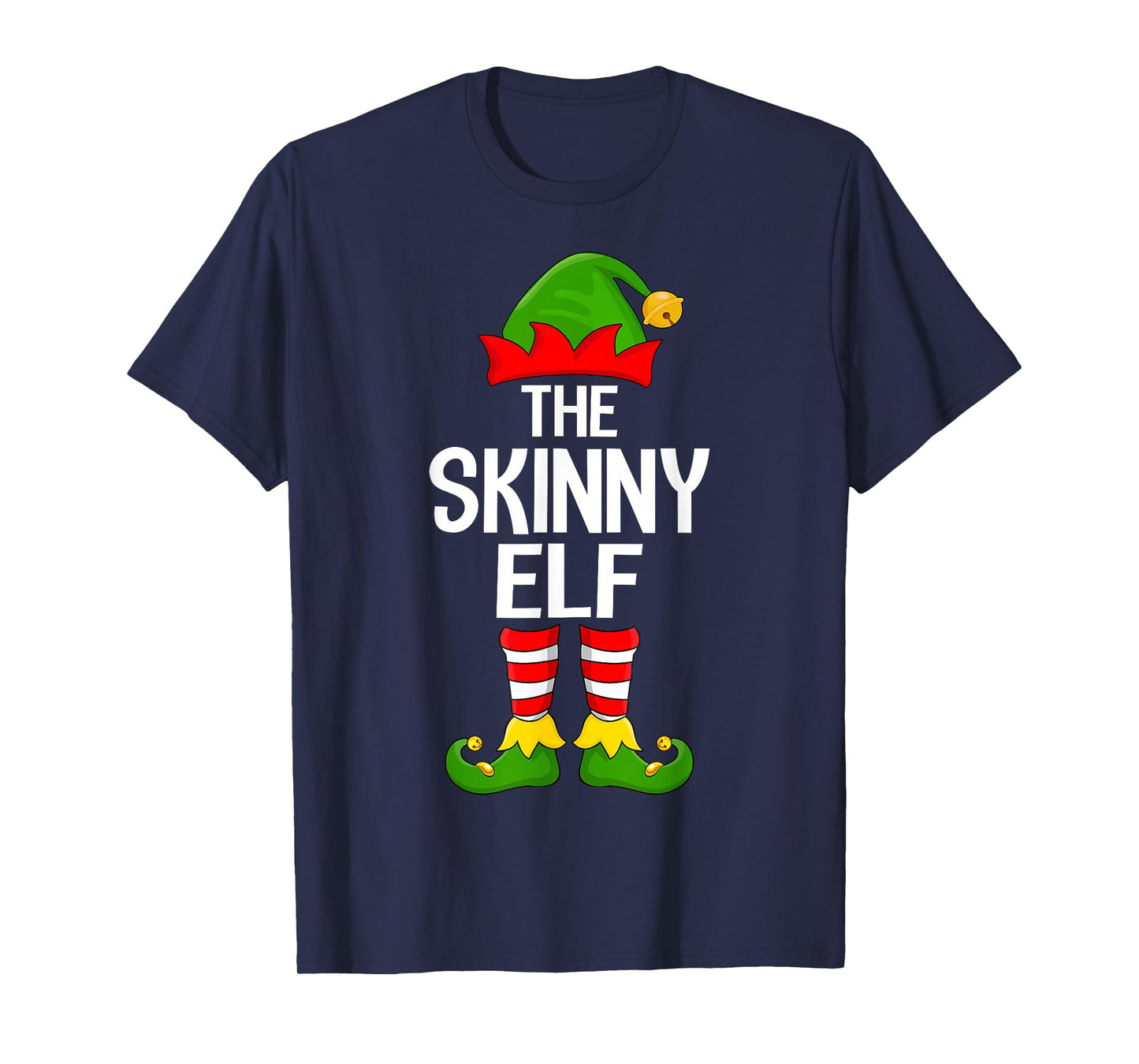 Skinny Elf Xmas Matching Family Elf Squad Christmas T-Shirt