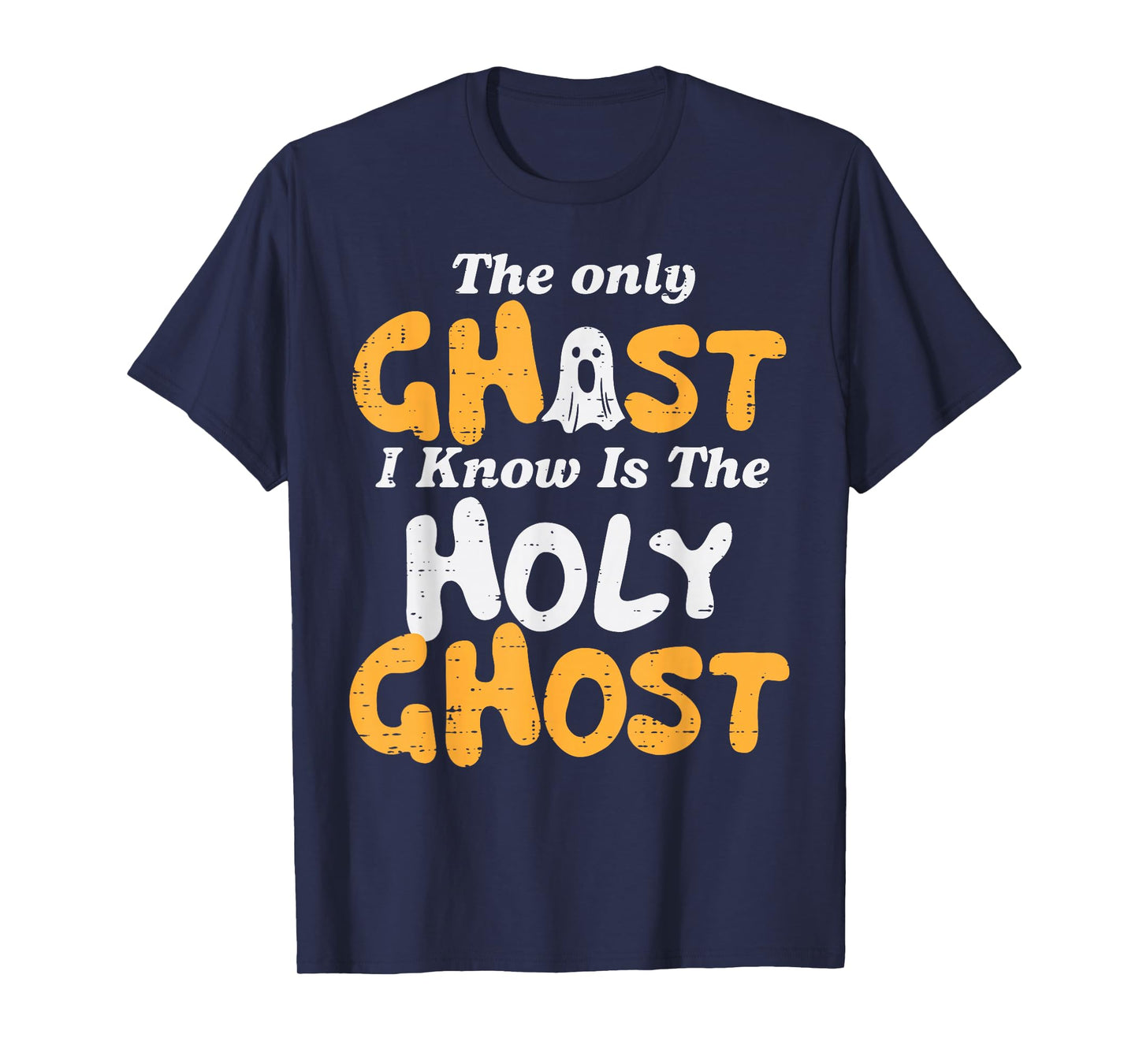 Halloween Ghost I Know Holy Christian Costume Men Women Kids T-Shirt
