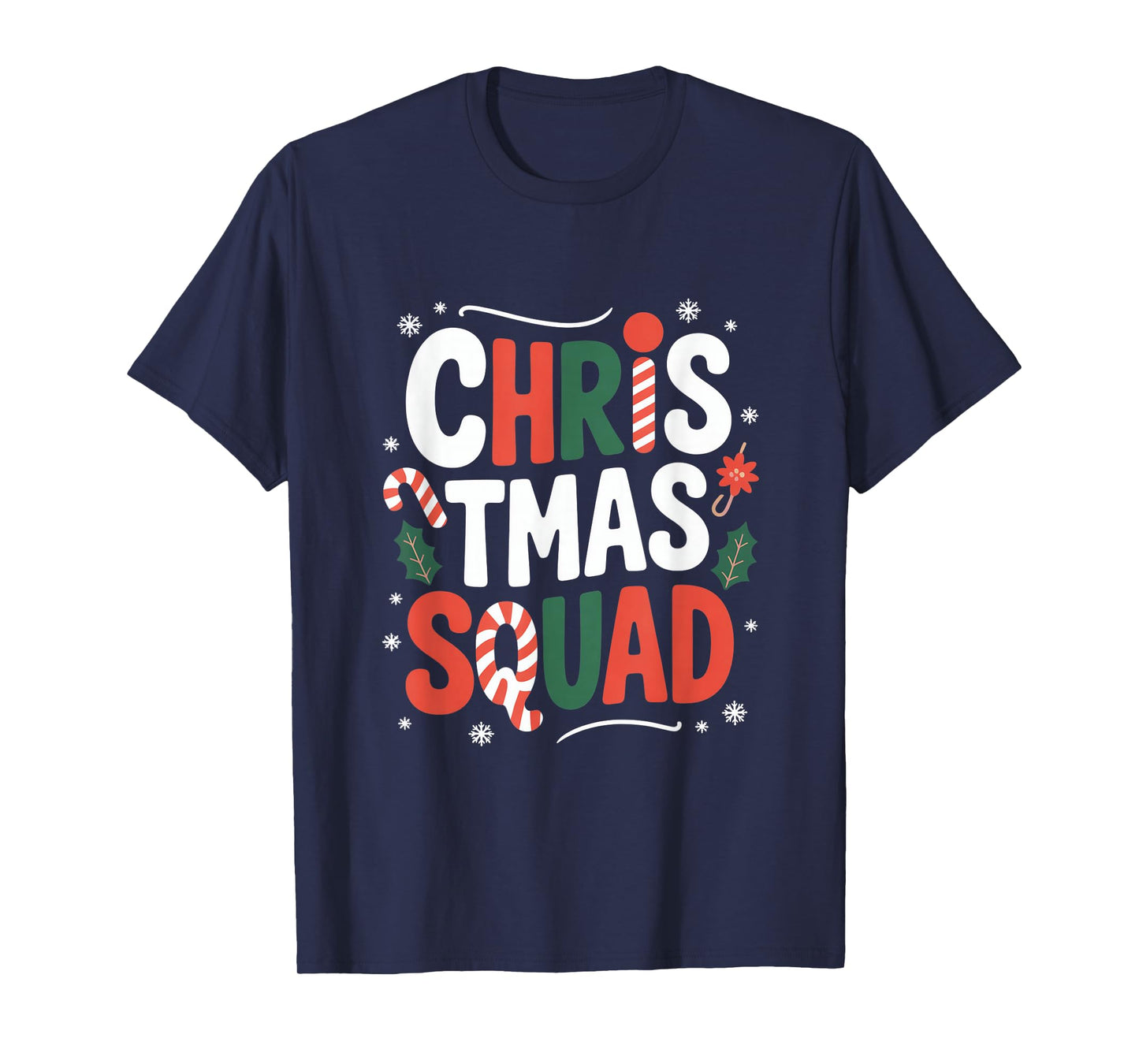 Christmas Squad Holiday Family Matching Party T-Shirt