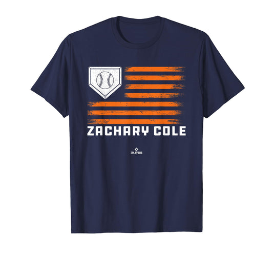 Vintage Flag Gameday Zachary Cole Prospect Baseball Fan Gear T-Shirt