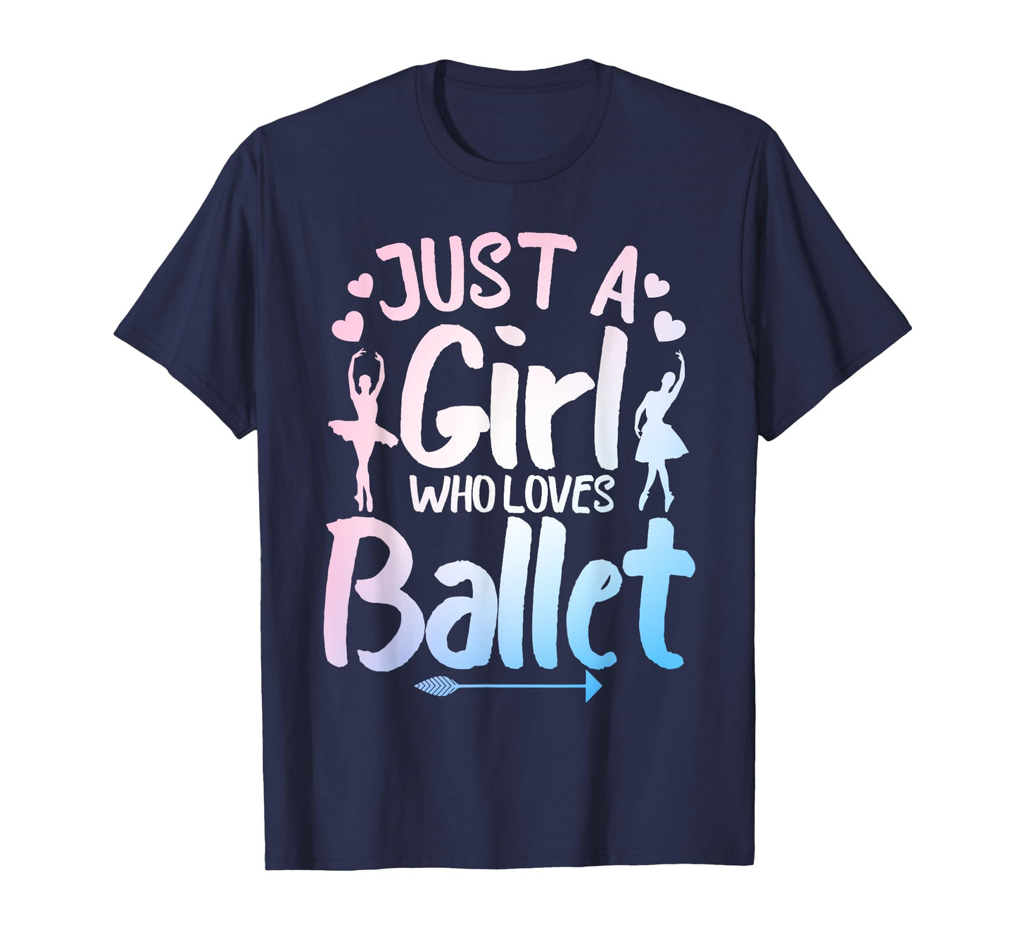 Funny Ballerina Design For Girls Women Ballet Dance Lovers T-Shirt