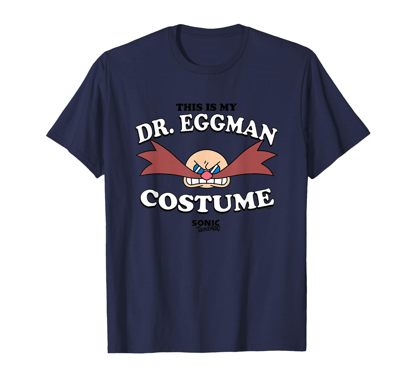 Sonic The Hedgehog Halloween This Is My Eggman Retro Costume T-Shirt