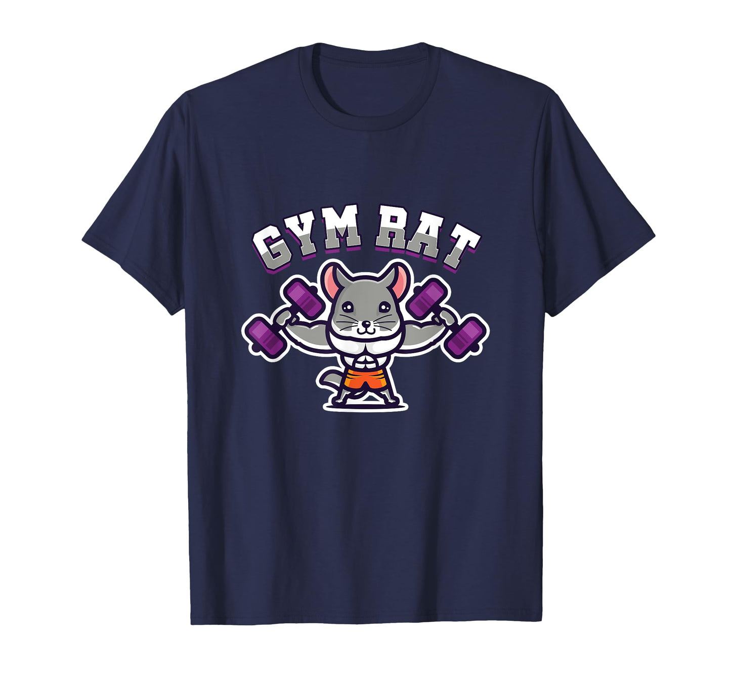 Cute Mouse Owner Exercise Workout Fitness Enthusiast Gym Advice T-Shirt