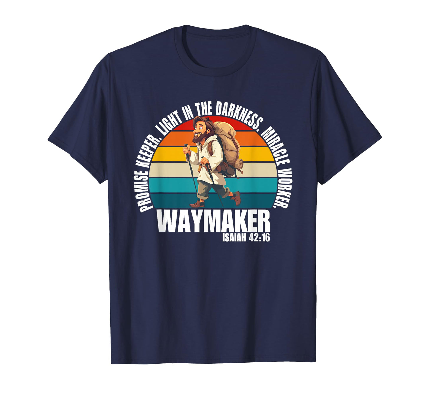Vintage Waymaker Promise Keeper Miracle Worker Christian T-Shirt