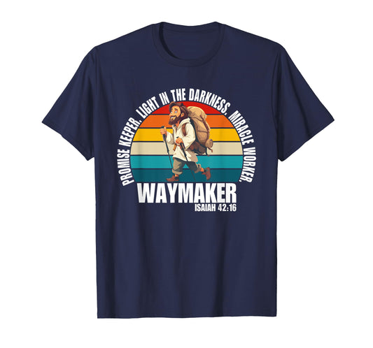 Vintage Waymaker Promise Keeper Miracle Worker Christian T-Shirt