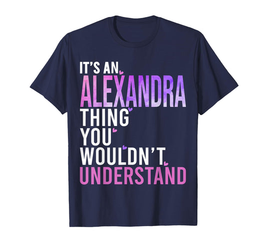 Retro Alexandra First Name Personalized Alexandra Groovy T-Shirt