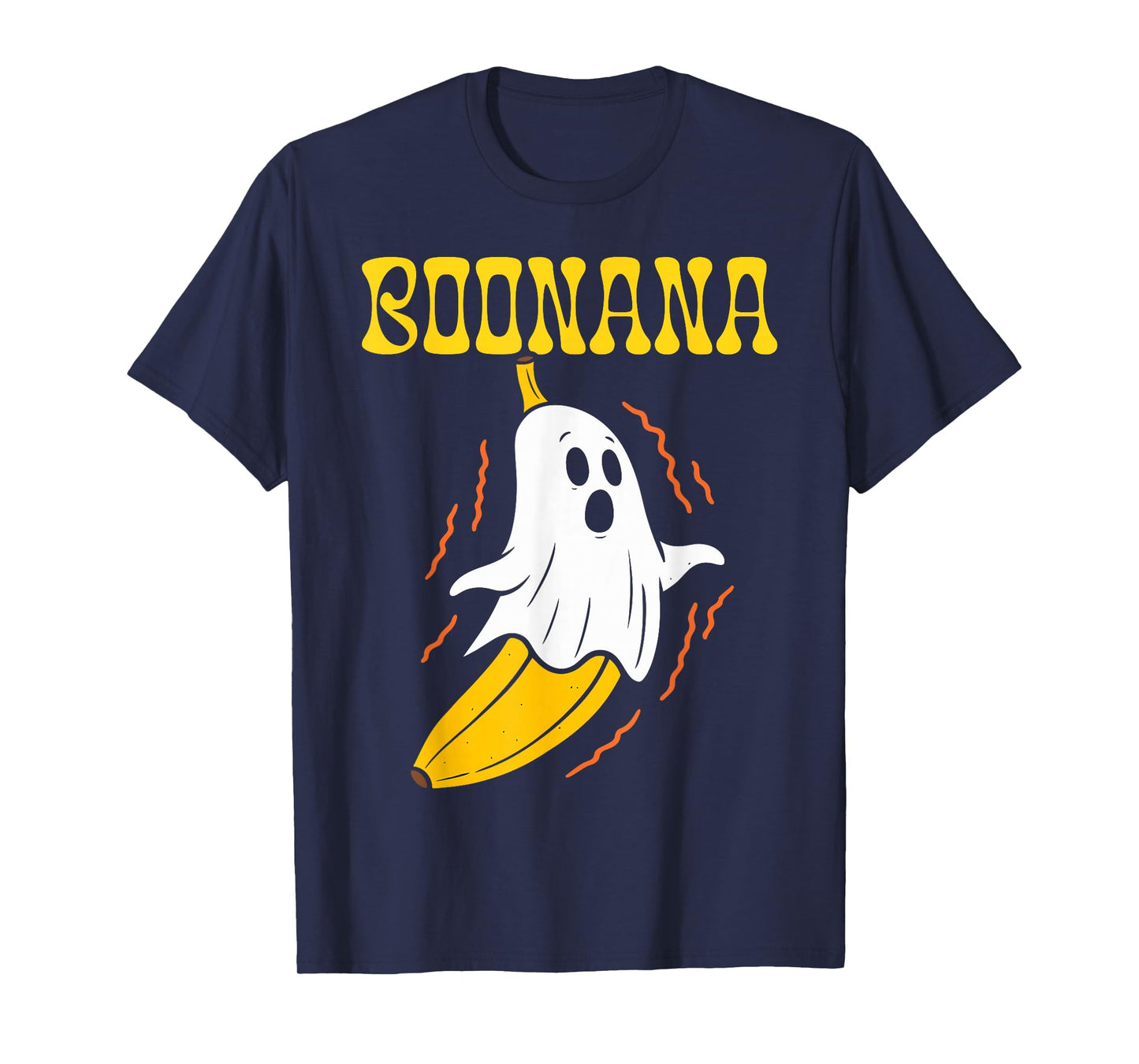 Boonana Cute Ghost Banana Halloween Costume Men Women Kids T-Shirt