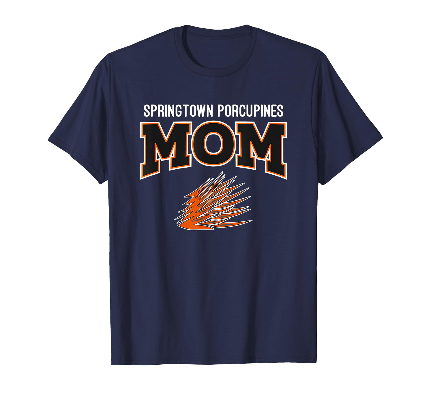 Springtown Porcupines Logo Mom HS T-Shirt