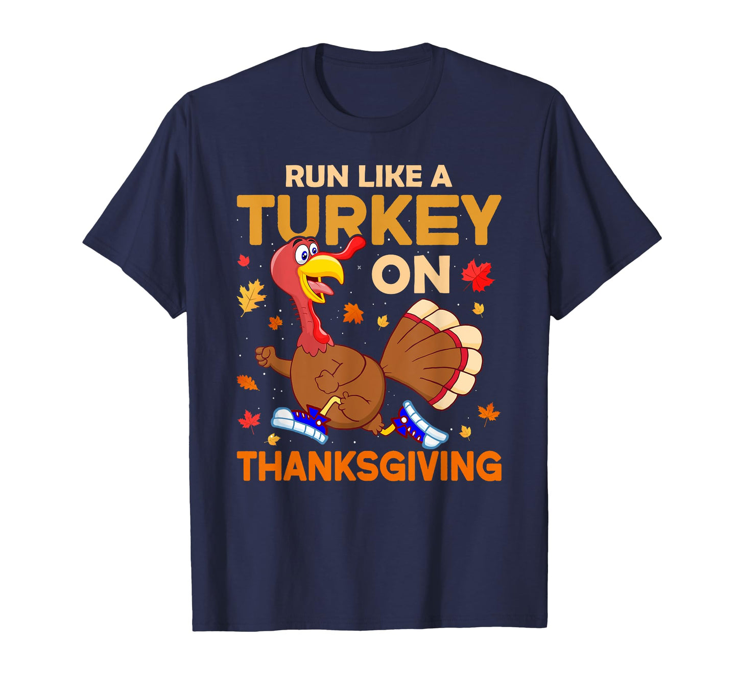 Funny Running Thanksgiving Turkey Runner Keep Fit Gym Lovers T-Shirt