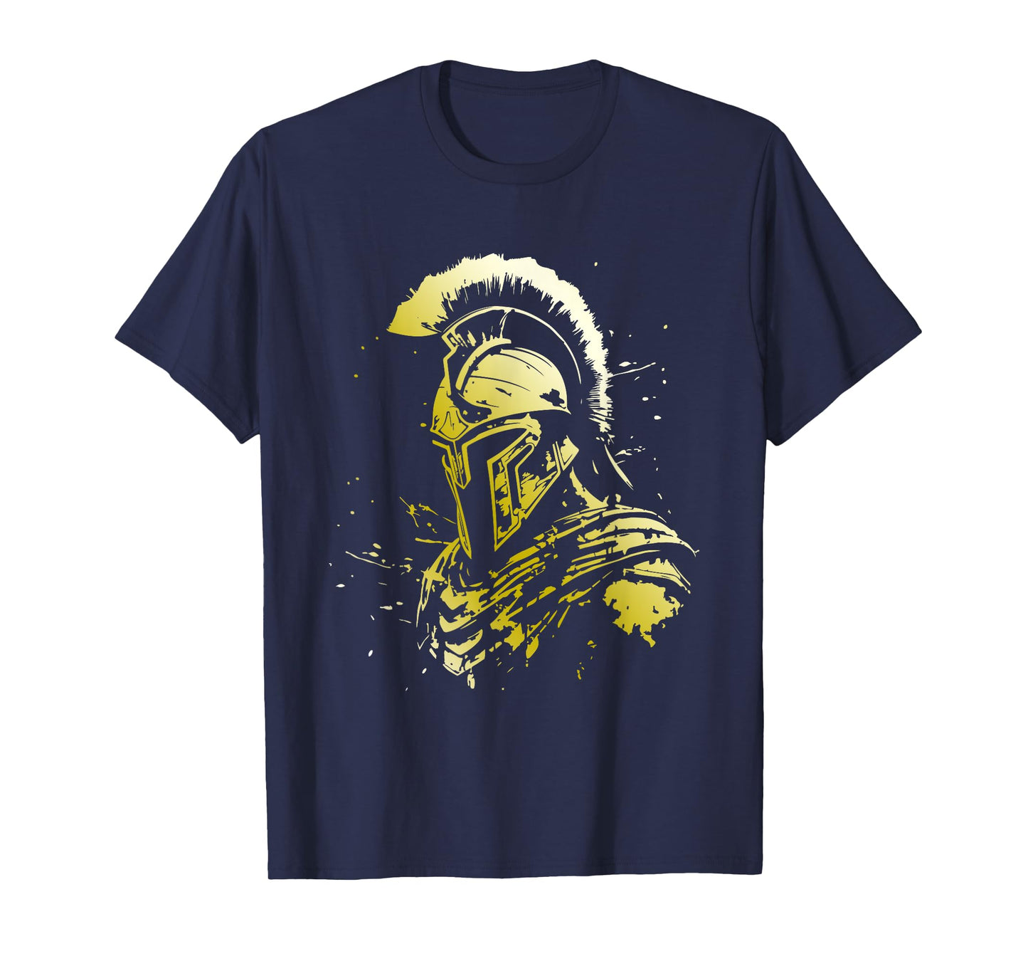 Ancient Golden Spartan Helmet Gym Gladiator Sparta T-Shirt