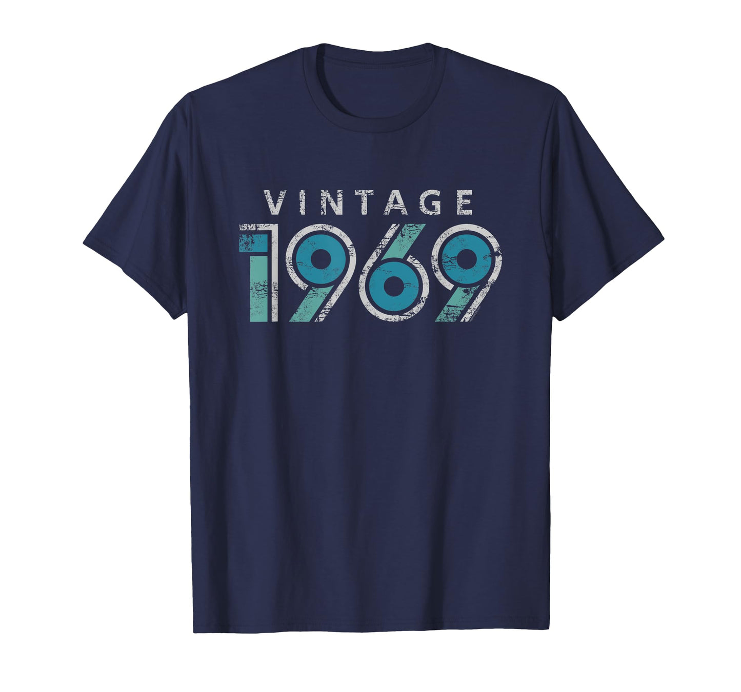 Vintage 1969 51st Birthday Gift Women's Men's Grunge Retro T-Shirt