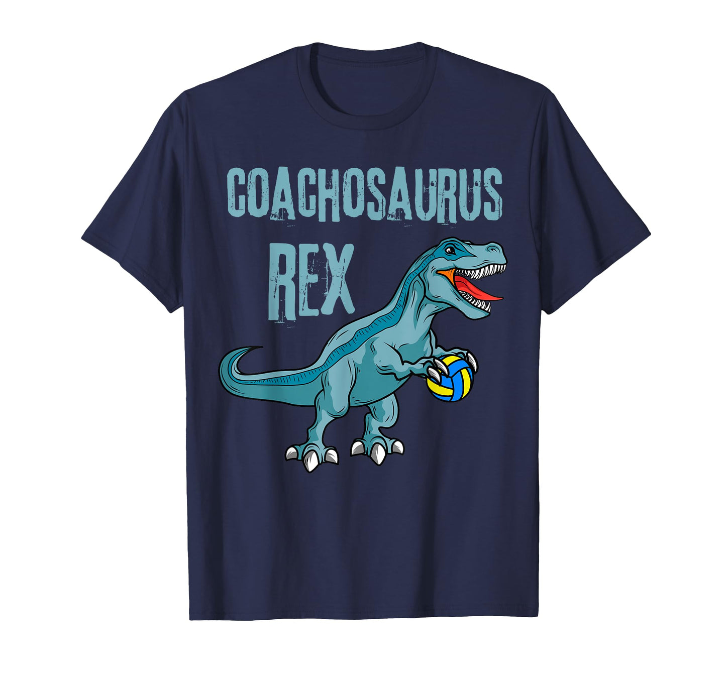 Coachosaurus Rex Volleyball Coach Sports Teacher T-Shirt