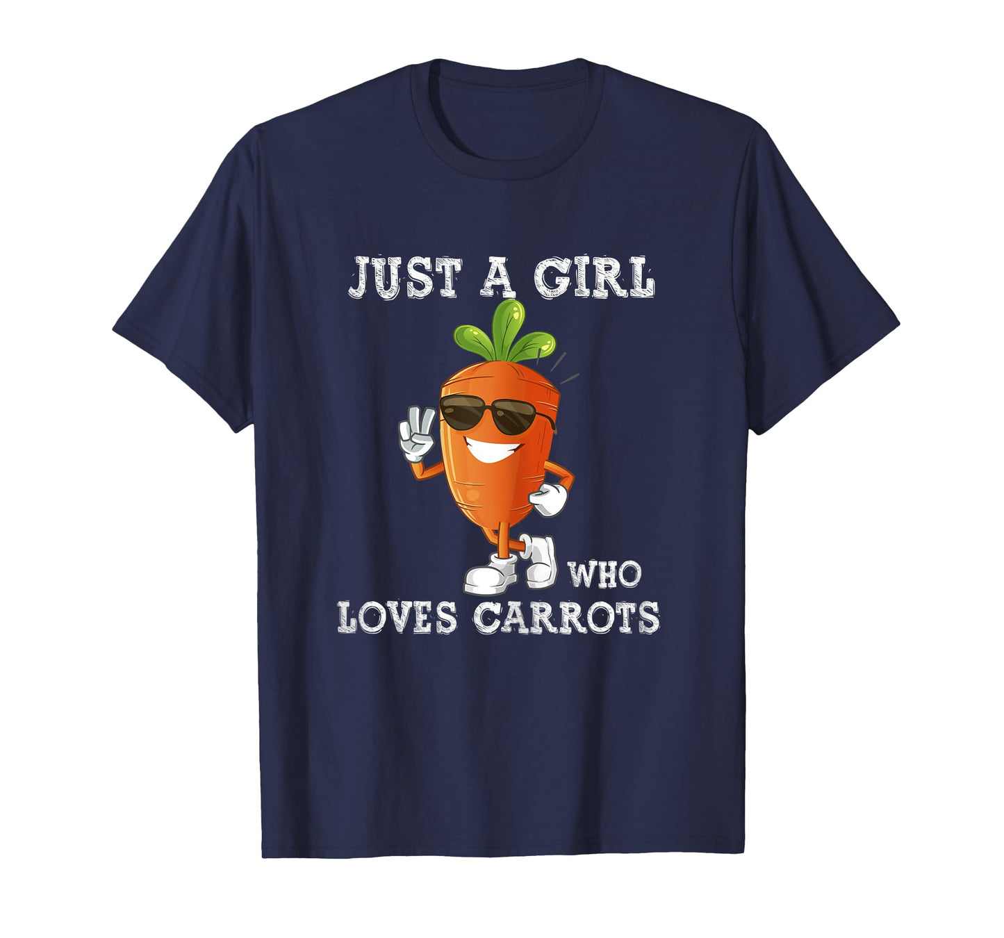 Just A Girl Who Loves Carrots Cute Carrot Costume Tee T-Shirt